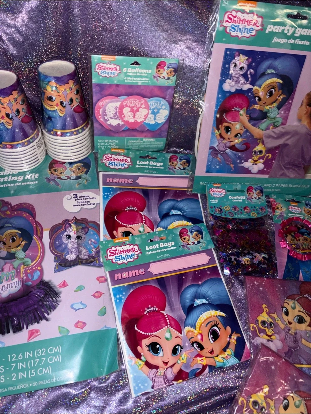 Shimmer & Shine Party Supplies